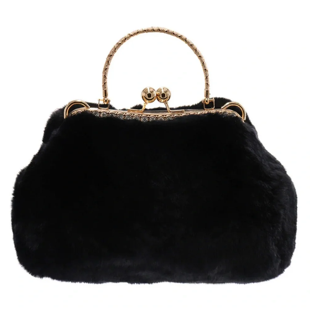 Rex Rabbit Fur Handbag - Picture 2 of 5